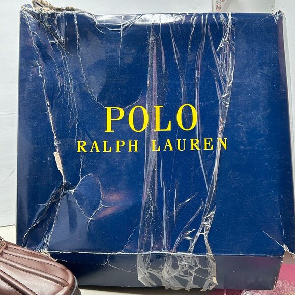 Polo Ralph Lauren Oslo High II Boot Leather Suede Shearling Brown Mens US 8D NWB - Picture 12 of 12